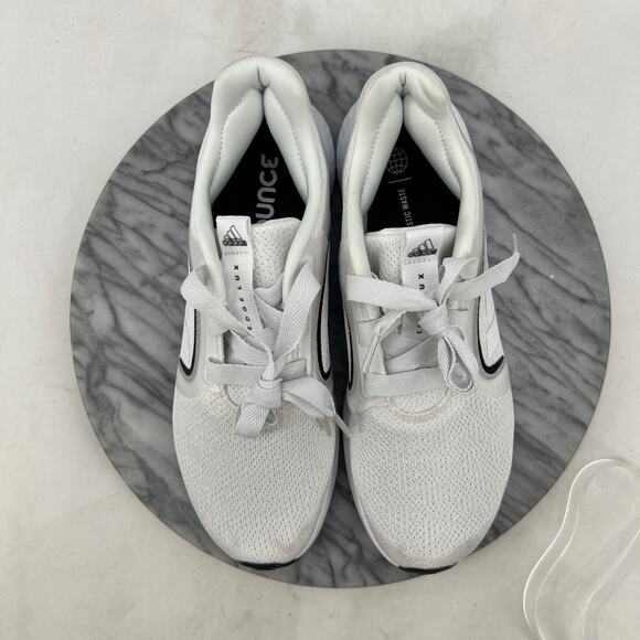 Adidas Womens Shoes 9 White Black Edge Lux 5 Athletic Running Sneakers H03865 - Picture 8 of 12